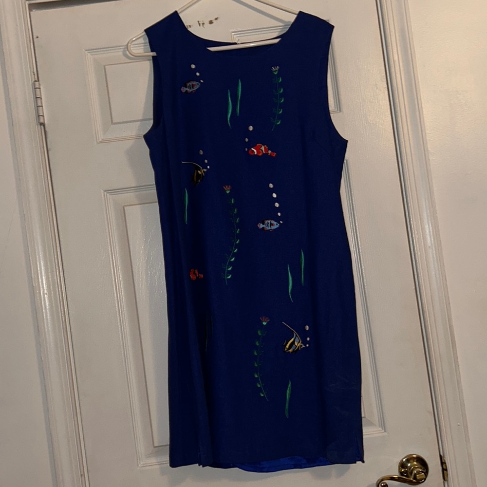 Victoria Holley fish dress